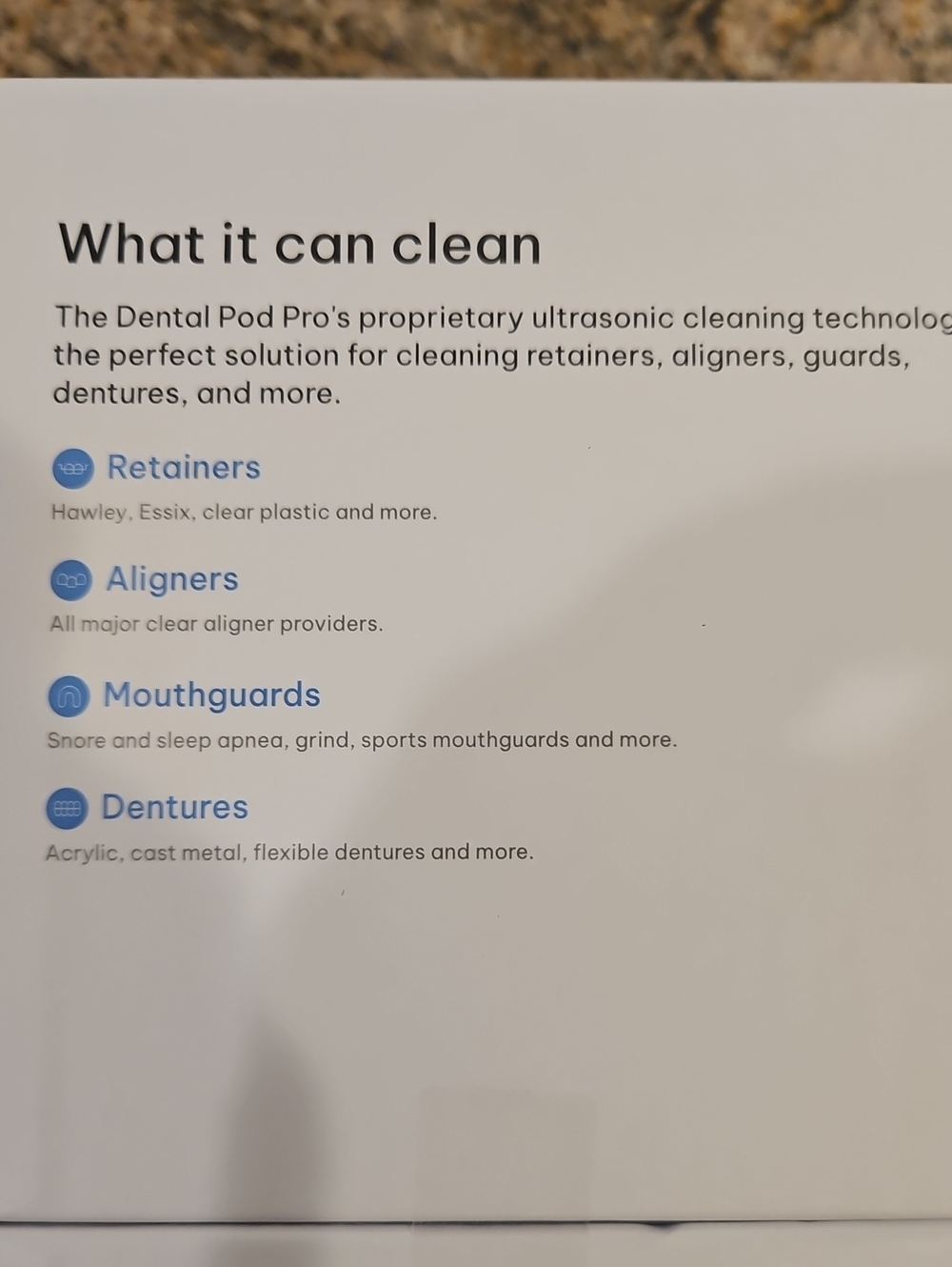 NIB Zima DentalPod Pro Oral Appliance Cleaner - Sage Green - Picture 4 of 5